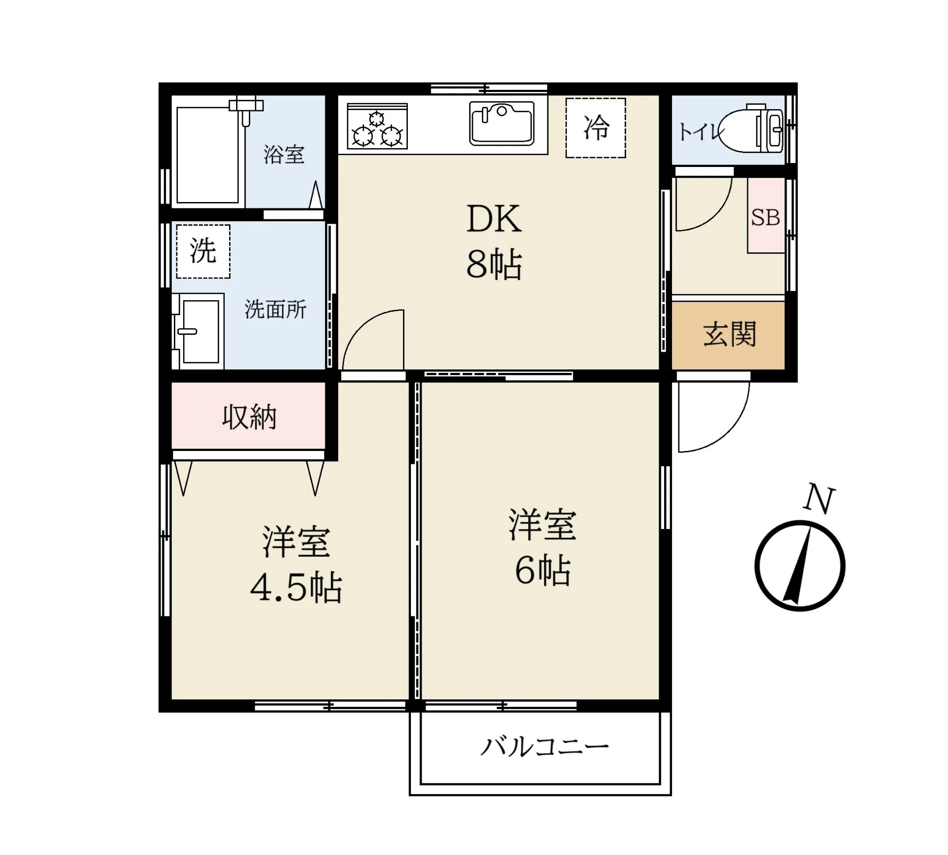 シブサワヒルズB 201号室