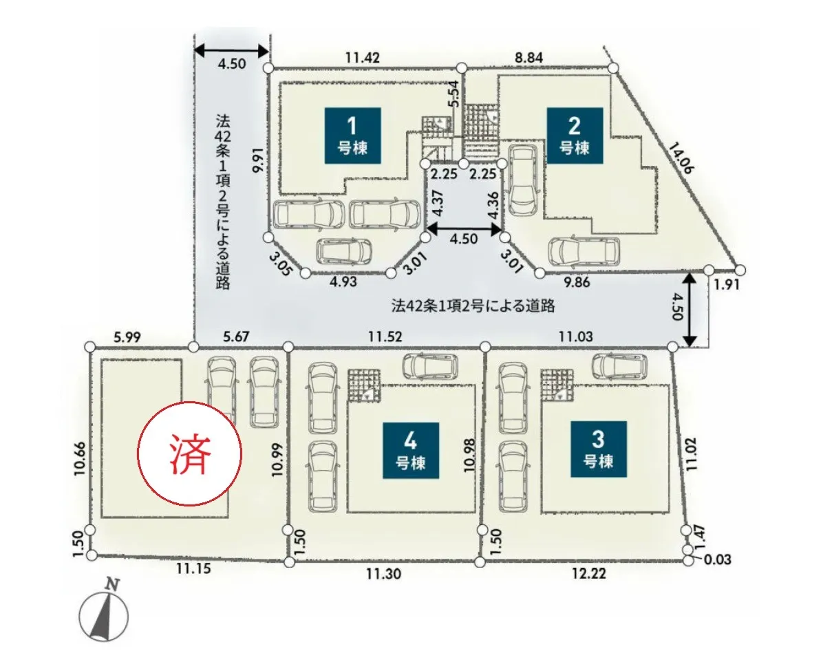 秦野市第３戸川　４号棟